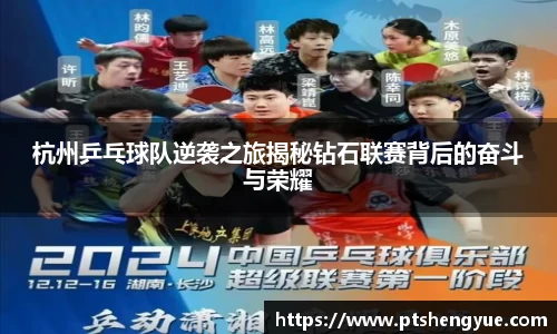 杭州乒乓球队逆袭之旅揭秘钻石联赛背后的奋斗与荣耀