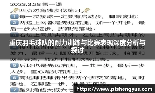 重庆羽毛球队的耐力训练与比赛表现深度分析与探讨